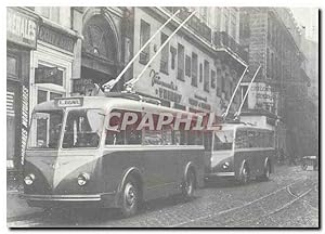 Carte Postale Moderne Tramways et Trolleybus de Saint Etienne Ligne Dorain Raspail
