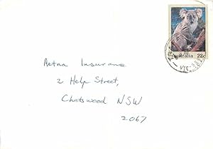 Bild des Verkufers fr Postal stationary Australia 198? Koala zum Verkauf von CPAPHIL