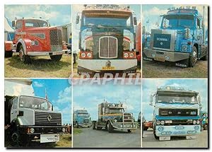 Image du vendeur pour Carte Postale Moderne Greetings from Grusse aus Camions mis en vente par CPAPHIL