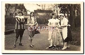 Carte Postale Ancienne CArte Photo LJeanine Grard Mireille Dagueau Andree Taine Suzanne Delsart L...