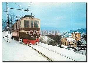 Seller image for Carte Postale Moderne Ferrovia Genova Casella B52 electric locomotive with snow ploughshare for sale by CPAPHIL
