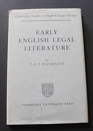 Early English Legal Literature.