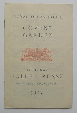W. de Basil's Original Ballets Russes. Royal Opera House, London Tuesday, July 22nd, 1947. Les Sy...