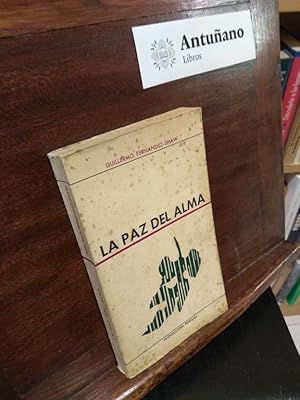 Imagen del vendedor de La paz del alma a la venta por Libros Antuano