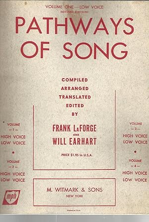 Seller image for Pathways of Song Volume One Low Voice for sale by Vada's Book Store