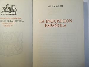 Seller image for LA INQUISICIN ESPAOLA for sale by TAHOE