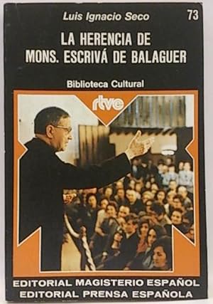 Imagen del vendedor de Herencia De Monseor Escriv De Balaguer, La a la venta por SalvaLibros