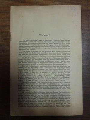 Verzeichnis der Bibliothek des Litterarischen Vereins Stuttgart - Publicationen der Jahre 1839 - ...