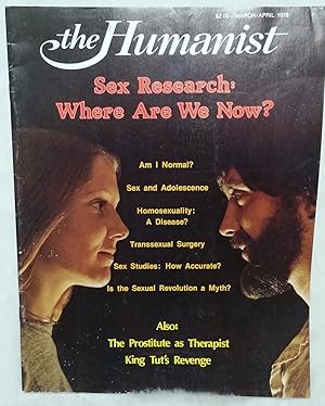 Seller image for The Humanist, Volume XXXVIII, No. 2, March/April 1978 Sex Research: Where Are We Now? for sale by Lloyd Zimmer, Books and Maps