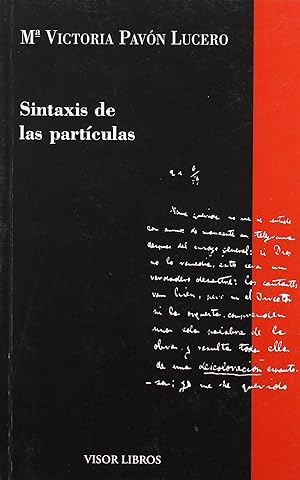 Imagen del vendedor de Sintaxis de particulas a la venta por Imosver