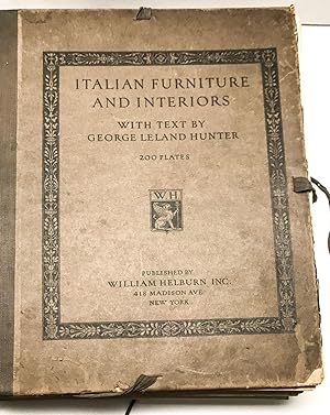 Italian Furniture and Interiors, volume one