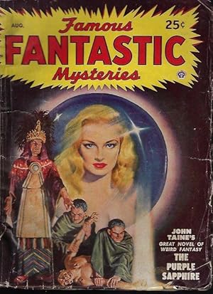 Immagine del venditore per FAMOUS FANTASTIC MYSTERIES: August, Aug. 1948 ("The Purple Sapphire") venduto da Books from the Crypt