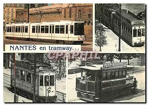 Bild des Verkufers fr Carte Postale Moderne Depuis Dcembre 1984 Nantes s'enorgueillit d'un nouveau tramway zum Verkauf von CPAPHIL