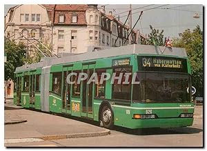 Carte Postale Moderne Niederflur Gelenktrolleybus Baujahr 1995 Neoplan Kiepe