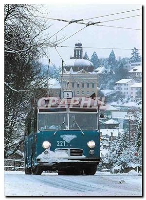 Carte Postale Moderne Luzern Trolleybus