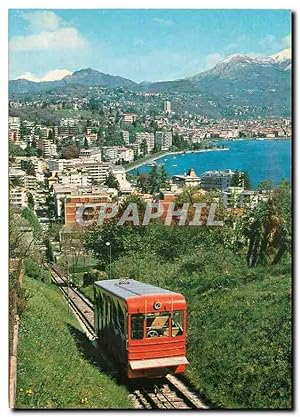 Carte Postale Moderne Lugano paradiso funicolare S Salvatore