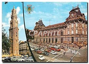 Bild des Verkufers fr Carte Postale Moderne Porto Portugal la tour de Clrigos et gare de St Bento zum Verkauf von CPAPHIL