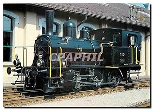 Image du vendeur pour Carte Postale Moderne Swiss Federal Railways SBB Tank locomotive E 3 3 8512 shown at the Swiss transport Museum Lucern mis en vente par CPAPHIL