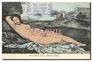 Bild des Verkufers fr Carte Postale Ancienne Femme nue rotique Venus Titians zum Verkauf von CPAPHIL