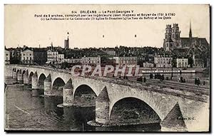 Image du vendeur pour Orleans Carte Postale Ancienne Le pont Georges V Ecole de Natation mis en vente par CPAPHIL