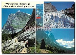 Image du vendeur pour Carte Postale Moderne Wanderweg Pfingstegg Oberer Grindelwaldgletscher mis en vente par CPAPHIL