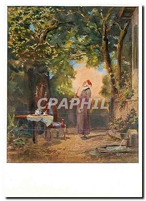 Bild des Verkufers fr Carte Postale Moderne Carl Spitzweg Morgenlied zum Verkauf von CPAPHIL
