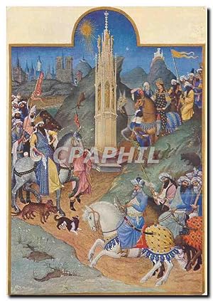 Seller image for Carte Postale Moderne Les tres riches heures du duc de Berry La rencontre des rois Mages for sale by CPAPHIL