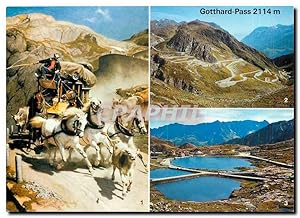 Bild des Verkufers fr Carte Postale Moderne Gotthard Pass 2114 m zum Verkauf von CPAPHIL