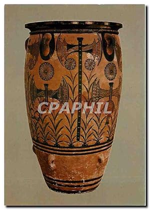 Bild des Verkufers fr Carte Postale Moderne Crete Musee d'Heraclion Vase de Knossos zum Verkauf von CPAPHIL