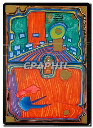 Carte Postale Moderne Hundertwasser Little Palace of Illness