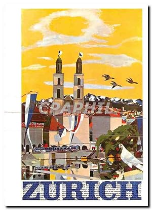 Bild des Verkufers fr Carte Postale Moderne Zurich Max Hunziker zum Verkauf von CPAPHIL