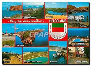 Seller image for Carte Postale Moderne Die grune Insel im Meer Helgoland for sale by CPAPHIL