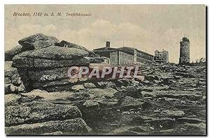 Carte Postale Ancienne Brocken Teufelskanzel