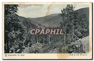 Carte Postale Ancienne Hahnenflee im Harz Blidt in das Granetal