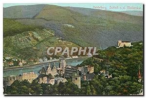 Bild des Verkufers fr Carte Postale Ancienne Heidelberg Schloss vd Molkenkur zum Verkauf von CPAPHIL