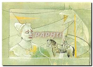 Seller image for Carte Postale Moderne Rolf Knie Circus Clown Cheval for sale by CPAPHIL