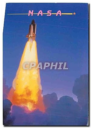 Seller image for Carte Postale Moderne NASA Space shuttle lift off from Kennedy Space Center Florida for sale by CPAPHIL