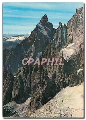 Carte Postale Moderne Vallée d'Aosta - Courmayeur m. 1224 Aiguille Noire de Peulerey m. 3773