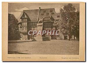 Carte Postale Moderne Brunswick Burglowe mit Gildehaus