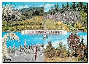 Bild des Verkufers fr Carte Postale Moderne Die Vier Jahreszeiten im Sauerland zum Verkauf von CPAPHIL