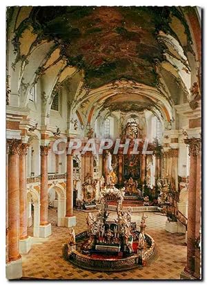 Bild des Verkufers fr Carte Postale Moderne Wallfahrtskirche Vierzehnheiligen Basilika - Gnaden- und Hochaltar zum Verkauf von CPAPHIL