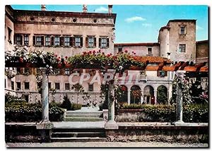 Carte Postale Moderne Trento Castello del Buon Consiglio Giardino