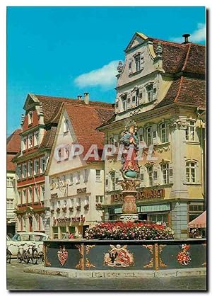 Bild des Verkufers fr Carte Postale Moderne Schwabisch Gmund Marienbrunnen am Marktplatz zum Verkauf von CPAPHIL