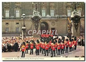 Seller image for Carte Postale Moderne London Guards Band leaving Buckingham Palace for sale by CPAPHIL