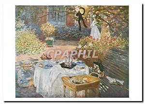 Seller image for Carte Postale Moderne Claude Monet (1840-1926) Le dejeuner for sale by CPAPHIL