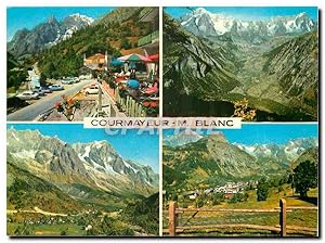 Carte Postale Moderne Courmayeur M. Blanc