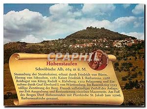 Carte Postale Moderne Hohenstaufen Schwabische Alb
