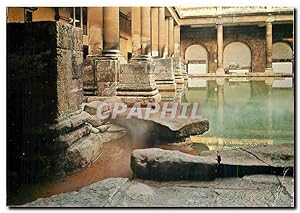 Carte Postale Moderne Bath England The Great Roman bath and diving stone - First Century A.D.