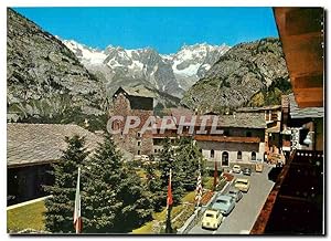 Carte Postale Moderne Courmayeur m 1224 Panorama e Torre Malluquin (sec. XIX)