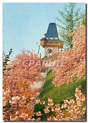 Carte Postale Moderne Graz Steiermark Uhrturm auf dem Schlofiberg